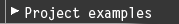 Project examples